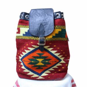 Mochila multicolor lana