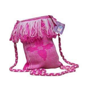 Morral rosa chico telar