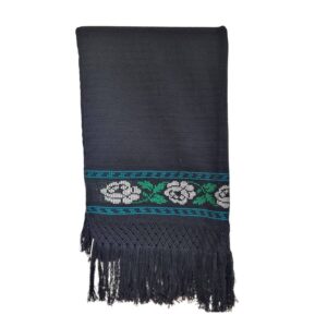 Rebozo negro telar