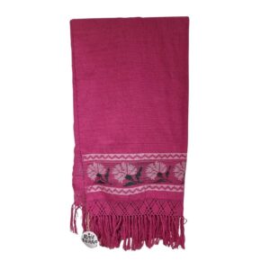 Rebozo rosa telar