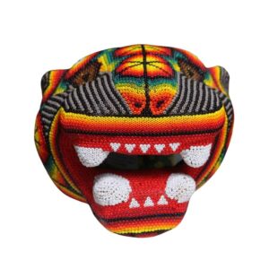 Cabeza jaguar chaquira