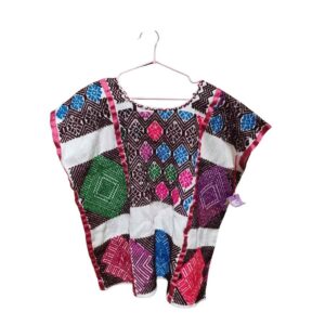 Blusa bordada rombos