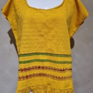 Blusa amarilla telar