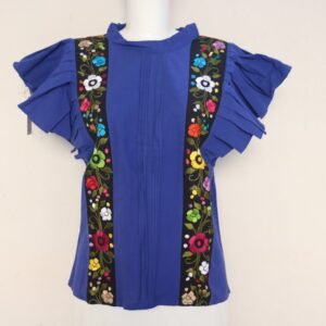 Blusa olanes azul rey