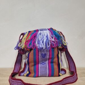 Morral rayas telar