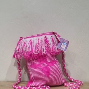 Morral rosa chico telar