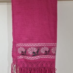 Rebozo rosa telar