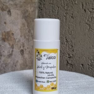 Talco con miel y propóleo